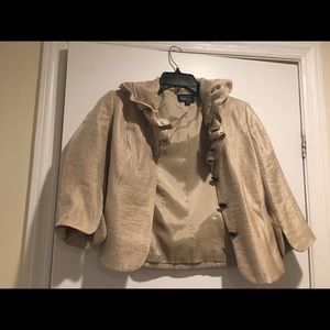 Gold jacket for cocktail parties